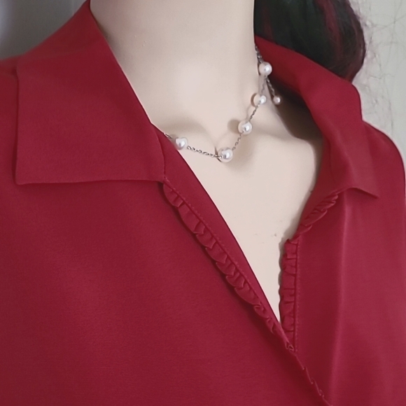 Talbots silk blouse - Picture 7 of 16